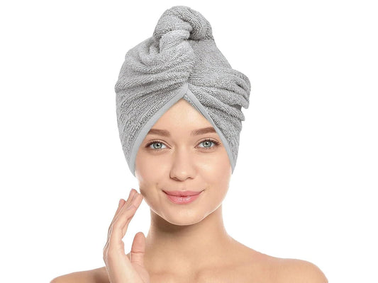 Hair Towel Wrap Quick Dry 100% Cotton